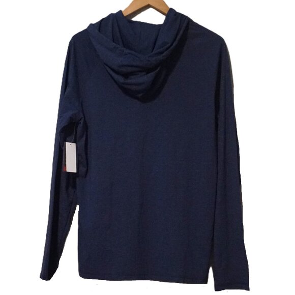 Flag & Anthem Navy Long Sleeve Tee Shirt Hoodie Men’s Medum - Picture 3 of 7